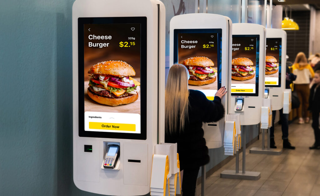 restaurant-kiosk-self-service-kiosk digital menu board